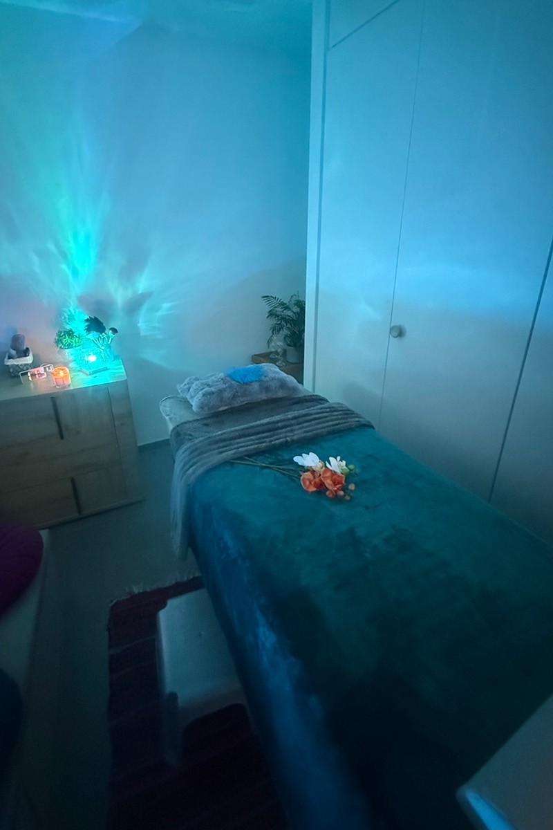 Salle de soin ambiance aquatique